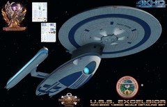 U.S.S. Excelsior 1/2500 Scale Standard Detailing Set