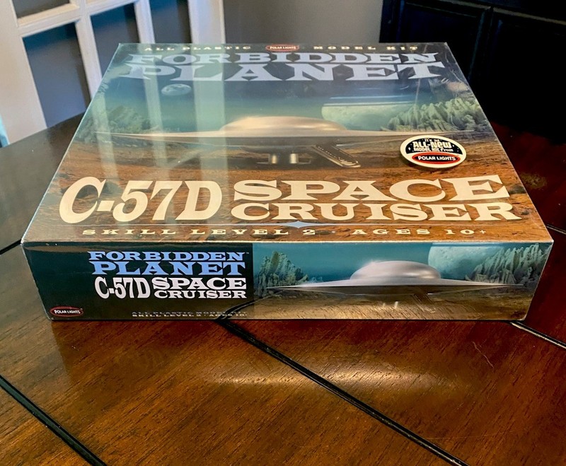 Sealed - Polar Lights Forbidden Planet C-57D Space Cruiser Model Kit - Mint gallery