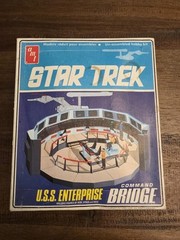 Vintage 1975 AMT Star Trek U.S.S. Enterprise Command Bridge Model Kit S950 MIB