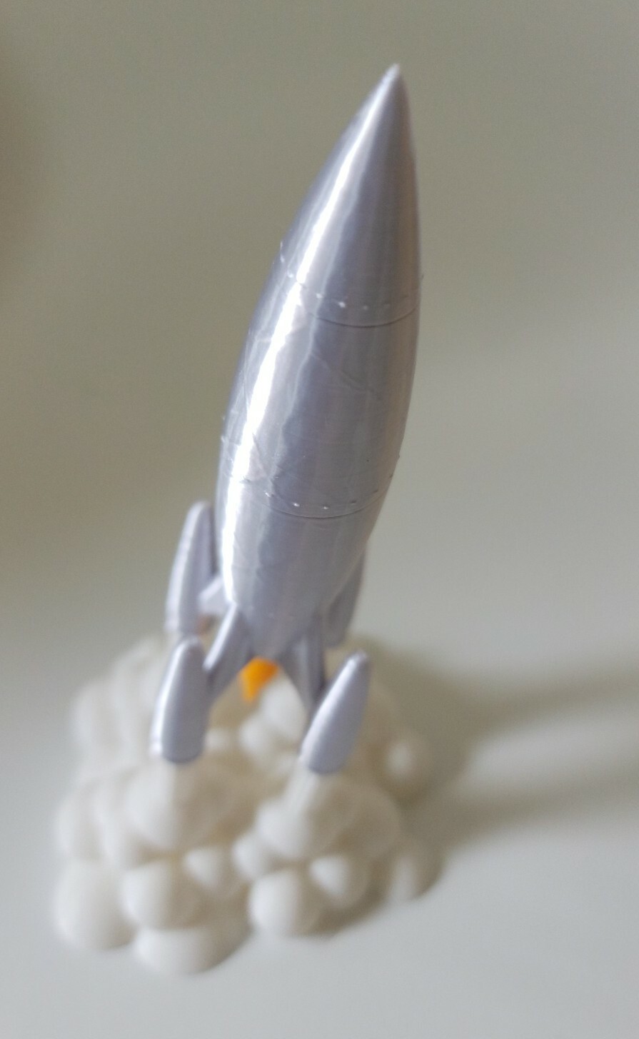 3D Printed Rocket Model, Scifi Space Rocket, Aerospace & Science Decor 7.6" gallery
