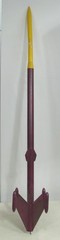 ESTES LONG TOM STYLE 30″ FUTURISTIC SPACE ROCKET UNUSUAL FINS ROCKET BUILT UP