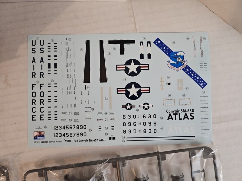 Horizon Models 1/72 Convair SM-65D Atlas ALL PARTS SEALED Model Kit gallery