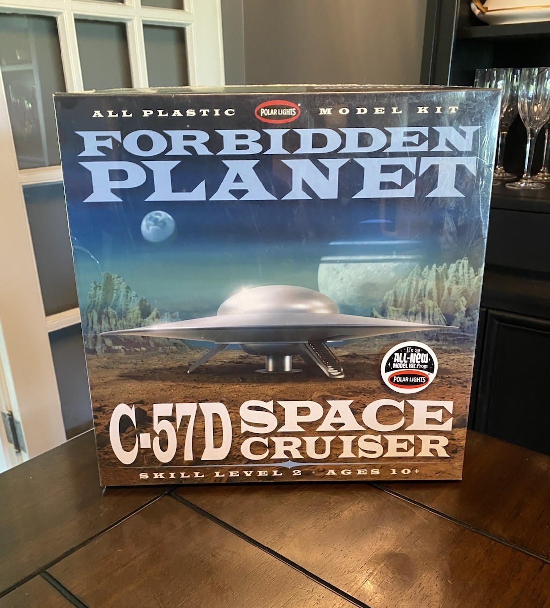 Sealed - Polar Lights Forbidden Planet C-57D Space Cruiser Model Kit - Mint gallery