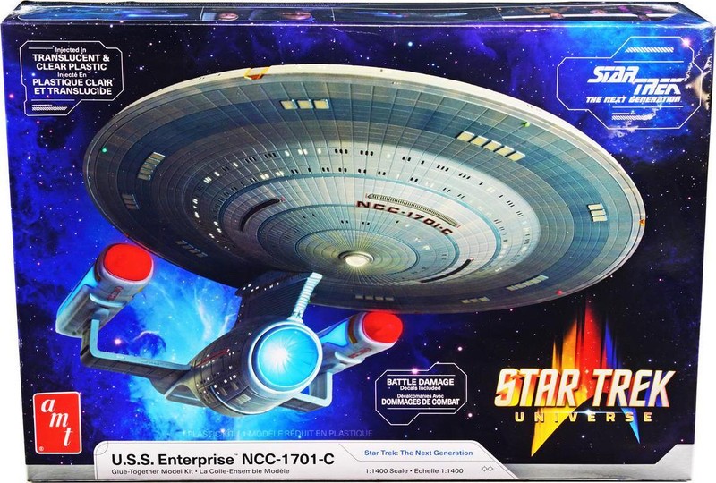 Skill 2 Model Kit U.S.S. Enterprise NCC-1701-C Space Ship Star Trek: The Next TV gallery