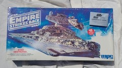 Star Wars Star Destroyer Model Kit MPC ERTL 1989 Empire Strikes Back New Sealed