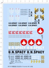 Detail Up Universal ARMD-48 VF-4 Macross Spacecraft Model Kit Water Slide Decal