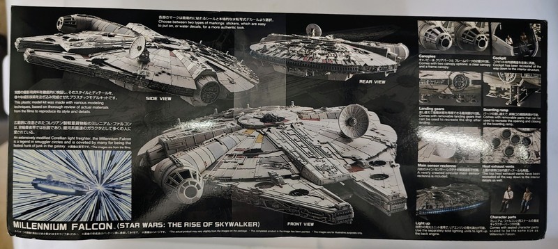 Bandai Star Wars Millennium Falcon Model Kit 1:144 Plastic Unassembled 5058195 gallery