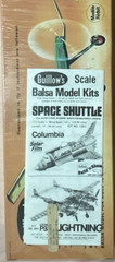 Guillow’s Space Shuttle Columbia 1:72 Balsa Wood Unassembled Not Painted Kit