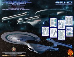 U.S.S. Excelsior/U.S.S. Enterprise-B 2-1 Master Detailing Set 1/1000 Scale