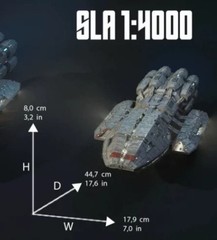 Battlestar Galactica Pegasus Assembly Model Kit Uncolored 3D Printing Accessory