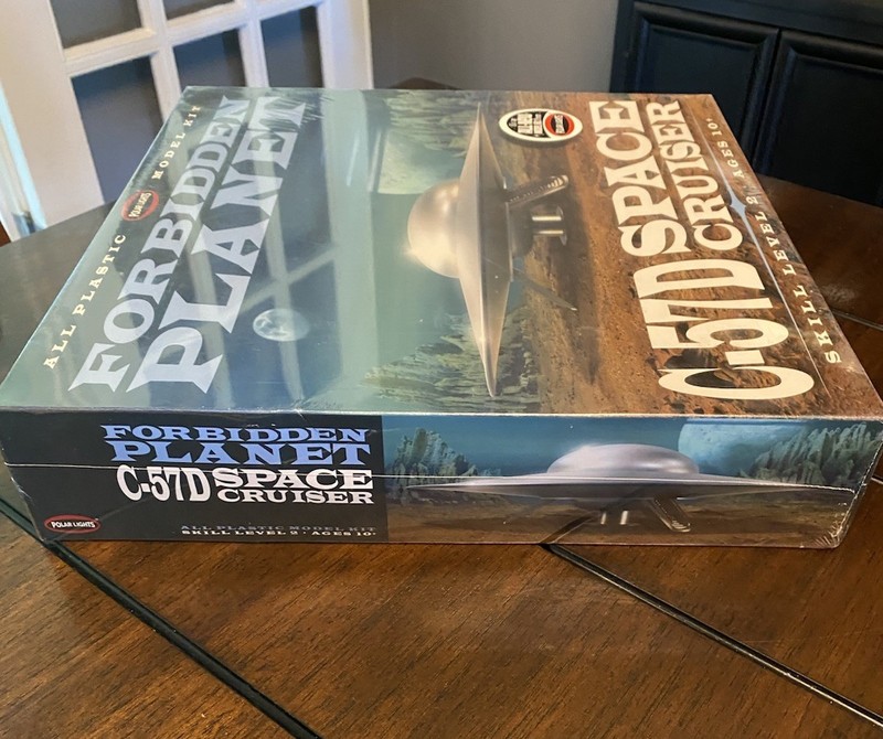 Sealed - Polar Lights Forbidden Planet C-57D Space Cruiser Model Kit - Mint gallery
