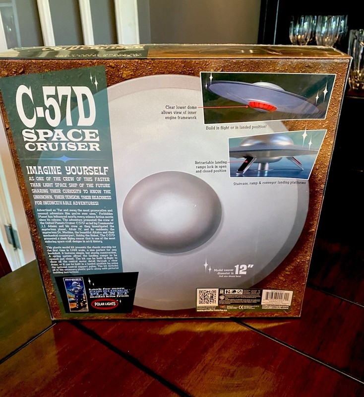 Sealed - Polar Lights Forbidden Planet C-57D Space Cruiser Model Kit - Mint gallery