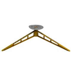 Estes Porta-Pad II Yellow Tripod Rocket Launch Base Stand No Rod Vintage
