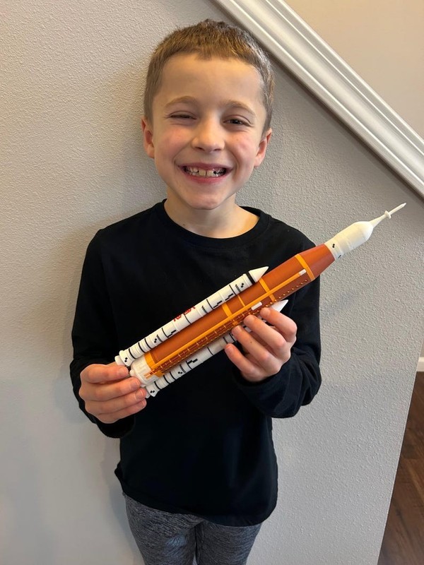 Artemis Space Launch System (SLS) Rocket Model with Magnetic Detachable Boosters gallery