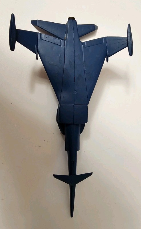 Vtg. Airfix Captain Scarlet Angel Interceptor Aircraft - 1/72 Built & Painted gallery