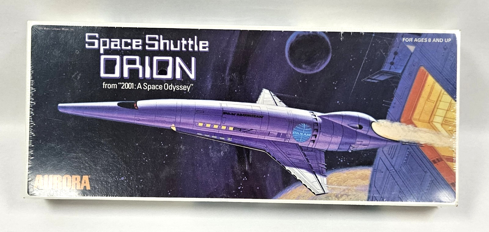 Rare SEALED 1975 Aurora #252 2001: Space Odyssey Space Shuttle Orion Model Kit gallery