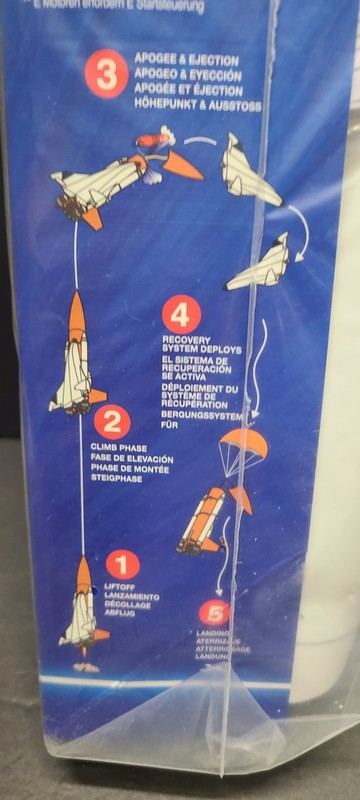Estes Shuttle Flying Model Rocket Kit 7246 Space Shuttle Model Rocket New Sealed gallery