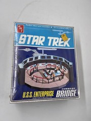 Vintage 1975 AMT Star Trek U.S.S. Enterprise Command Bridge Model Kit S950 NOS