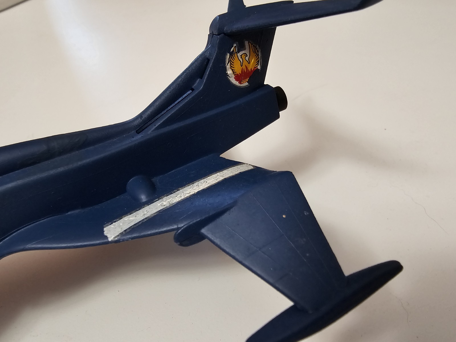 Vtg. Airfix Captain Scarlet Angel Interceptor Aircraft - 1/72 Built & Painted gallery