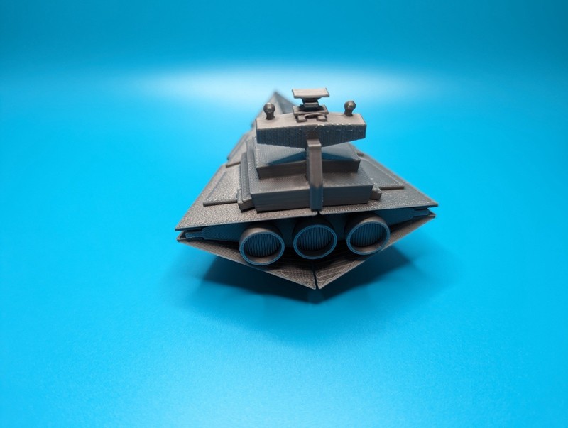 Imperial Destroyer Unassembled Kit Gray Plastic Model gallery