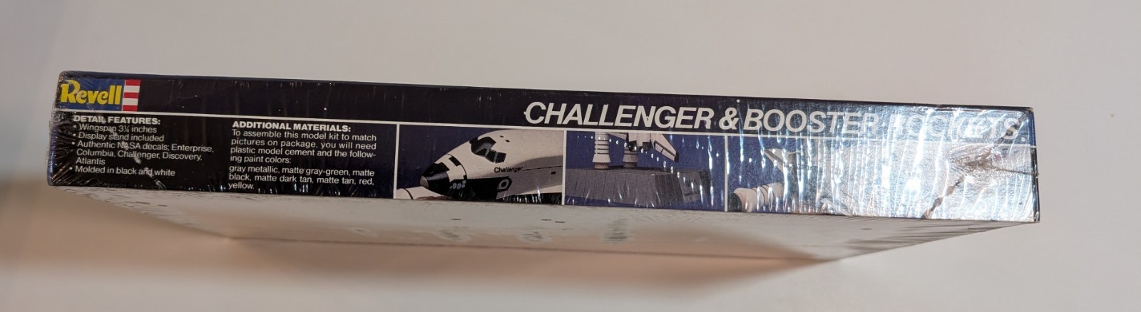 Revell Challenger Space Shuttle & Booster Rockets Ship Model Kit Sealed - 1982 gallery