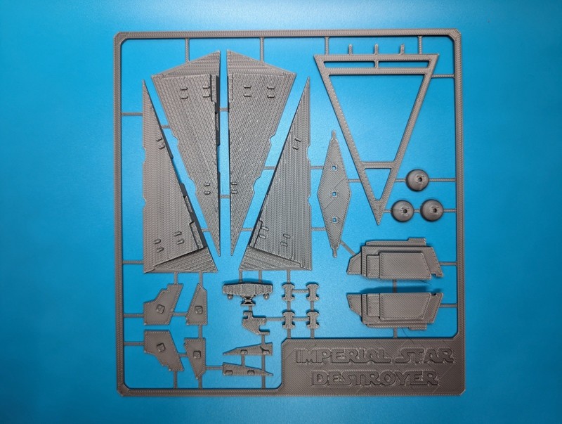 Imperial Destroyer Unassembled Kit Gray Plastic Model gallery