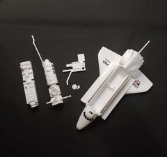 NASA Columbia Shuttle Spacecraft Built Model Enterprise 8.5″