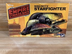 STAR WARS Empire Strikes Back Boba Fett’s Starfighter Slave 1 Model Kit OPEN BOX