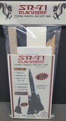 SR-71 Blackbird Flying Model Rocket Kit 1942 Model Rocket Estes Clone New Sealed