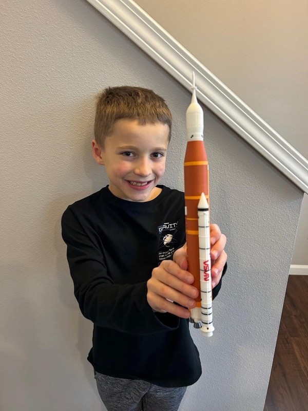 Artemis Space Launch System (SLS) Rocket Model with Magnetic Detachable Boosters gallery