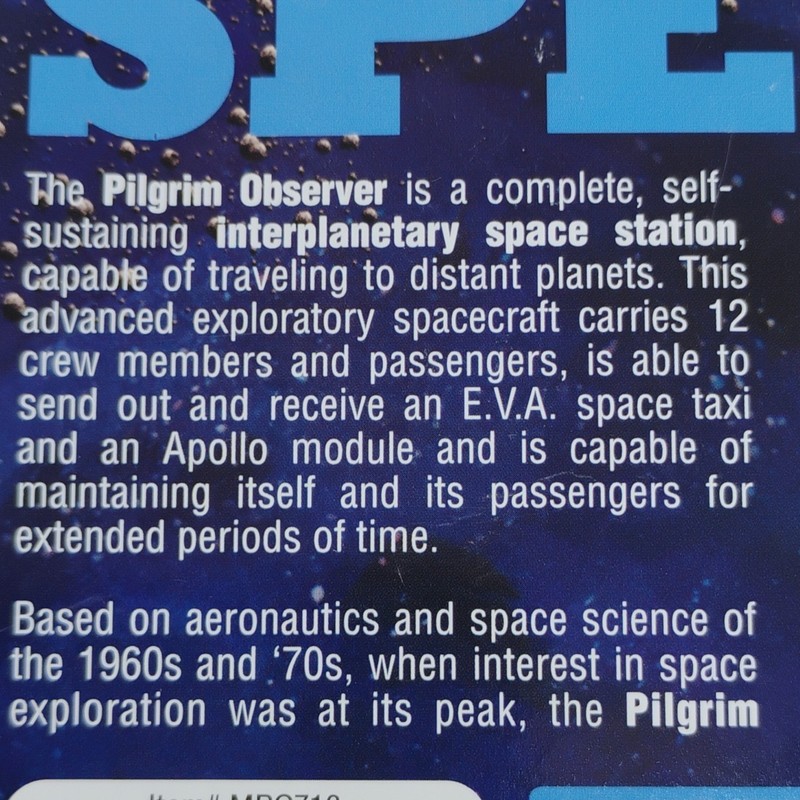 MPC Pilgrim Observer Space Station 1:100 Plastic Kit MPC713 gallery