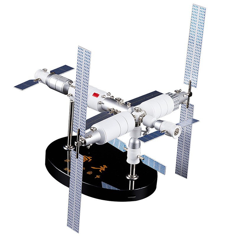 1/150 Tiangong-1 Chinese Space Station Model Alloy Aviation Satellite Scene Gift gallery