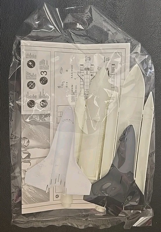 ACADEMY SPACE SHUTTLE AND BOOSTER ROCKETS 1/288 MODEL KIT Opened Complete! gallery