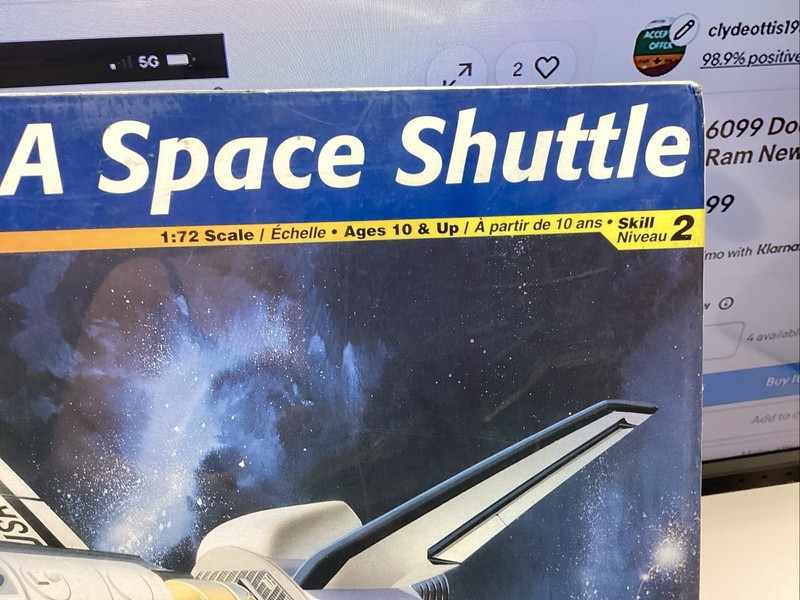 S2 SPACE SHUTTLE FUEL NASA MODEL KIT 1:72 REVELL 85-5904 NEW UNITED STATES 1998 gallery