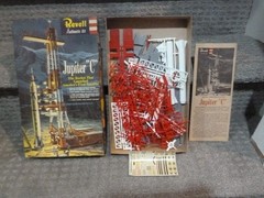 1958 Revell H1819 Jupiter “C” Rocket Space 1/110 Model Kit BRAND NEW RARE