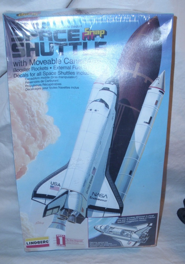 LINDBERG SPACE SHUTTLE ENTERPRISE SNAP FIT MODEL KIT BOXED SEALED 1992 72565