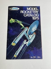 Estes Flying Model Rocket Catalog 1975 No. 751 EX Rocketry