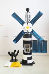 Scale Sky Lab S-IVB Skylab Model Space Station 1/144 Painted Model Toy Gift