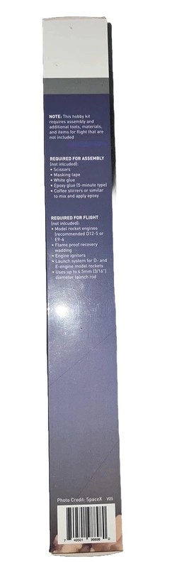 Space-X Falcon 9 and Fairing Flying Model Rocket Kit gallery