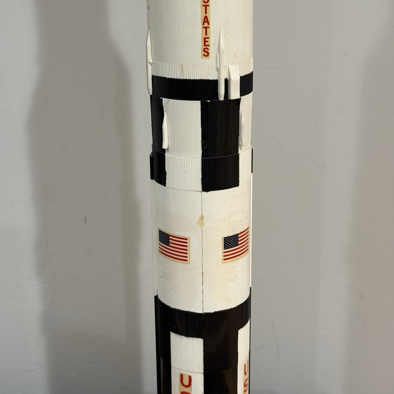 Vintage Apollo Saturn V Rocket Built Model 29” NASA Space 1:144 gallery