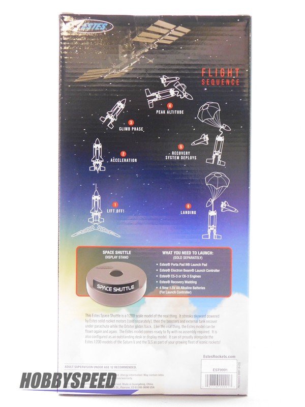 ESTES 9991 SPACE SHUTTLE FLYING MODEL ROCKET KIT NASA object ship EST9991 NEW gallery