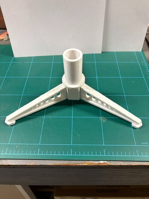 Flying Model Rocket Display Stand 29mm New 3D Printed Collapsible gallery