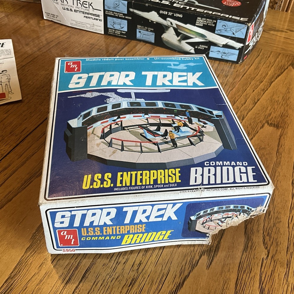 1975 # S950 AMT Star Trek U.S.S. Enterprise Command Bridge STARTED/INCOMPLETE