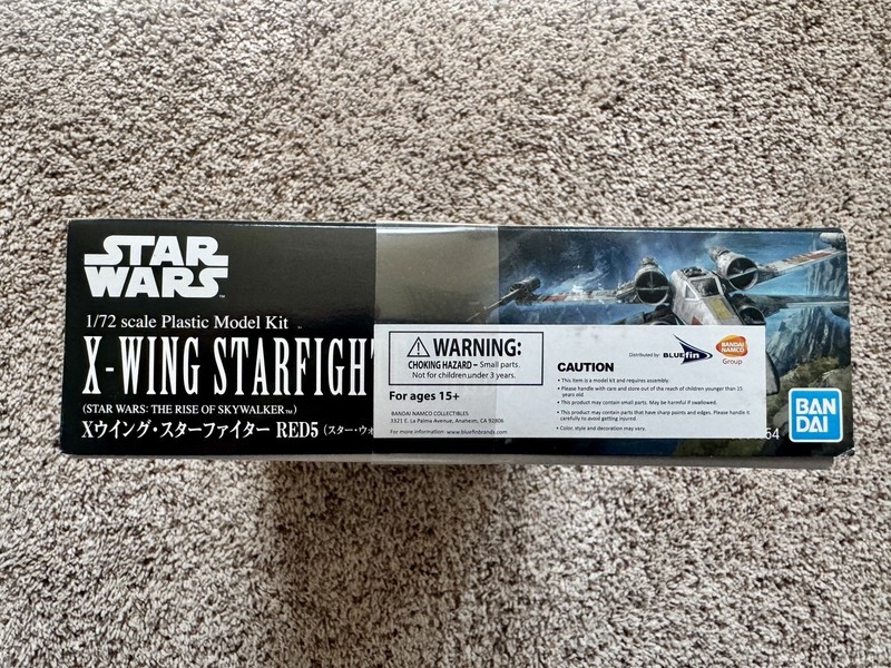 Bandai Star Wars X-WING STARFIGHTER 1:72 Scale Red 5 - New Sealed Box gallery