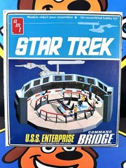 1975 # S950 AMT Star Trek U.S.S. Enterprise Command Bridge Model Kit Complete