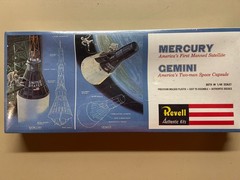 RARE SEALED VINTAGE 1964 Orig. Release Revell Mercury and Gemini Model Kit 1:48