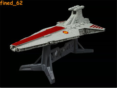 1/3200 Scale Venator-class Star Destroyer Assemble Model Kit W/base 3D Printing