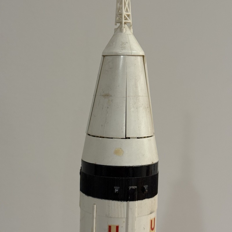 Vintage Apollo Saturn V Rocket Built Model 29” NASA Space 1:144 gallery