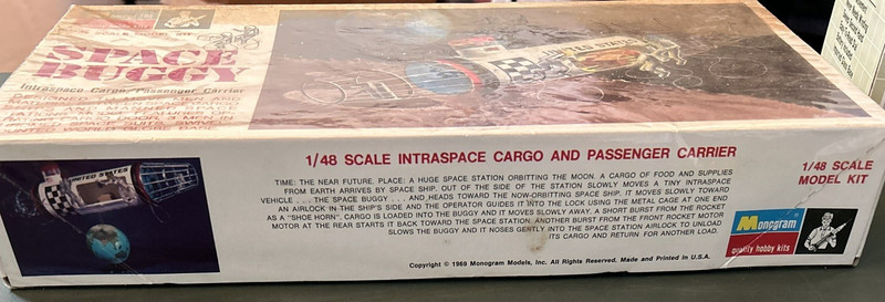 Vintage 1969 Monogram 1/48 Scale Space Buggy Rare Sealed Model Kit gallery