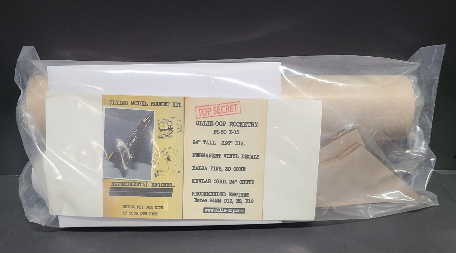 X-15 Flying Model Rocket Kit NASA X15 Model Rocket BT-80 2.6" Upscale Sealed New gallery